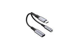 Exibel lyd- og ladeadapter USB-C 3,5 mm, 100 W