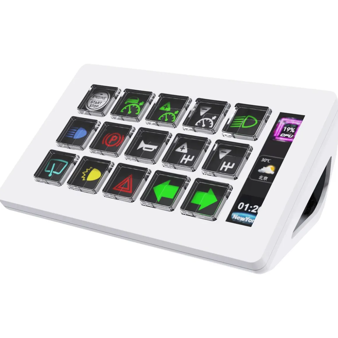 Exibel stream deck kontrollpanel 15 knapper