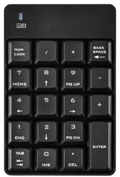 Exibel trådløst numerisk tastatur