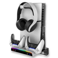Exibel veggfeste PS5 med lading og RGB