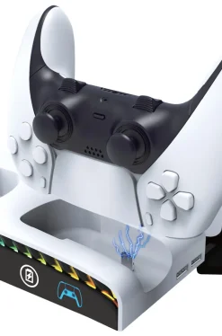 Exibel veggfeste PS5 med lading og RGB