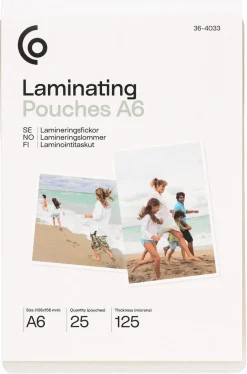 Exibel A6 laminat