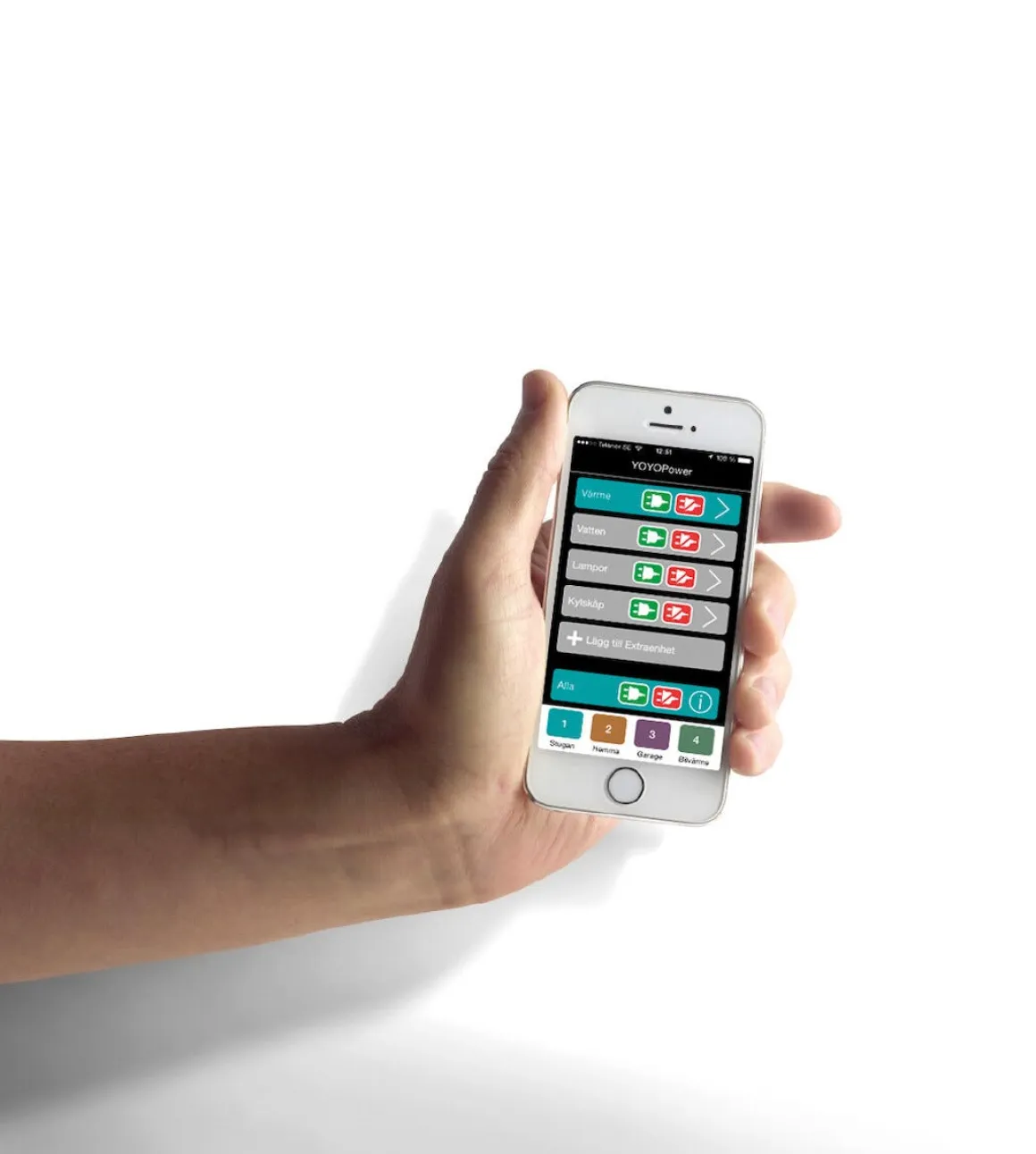 Fjernstrømbryter med app, YoYoMotion YoYoPower 4G Control