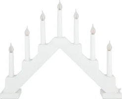 Flammende E10 LED-pære til lysestake, 10–55 V, 4-pakning