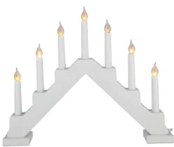 Flammende E10 LED-pære til lysestake, 10–55 V, 4-pakning