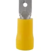 Flatstift 6 mm gul hann, 10-pakning