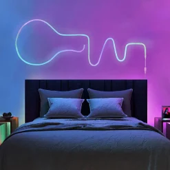 Fleksibel LED-list RGBIC USB med fjernkontroll, 2 m