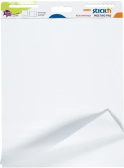 Flipover-blokk med selvheftende ark, 72 x 62 cm