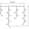 Forlengelse til istappslynge, kaldhvit LED, Northlight
