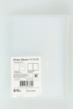 Fotoalbum med plastlommer 10x15 cm 60 bilder