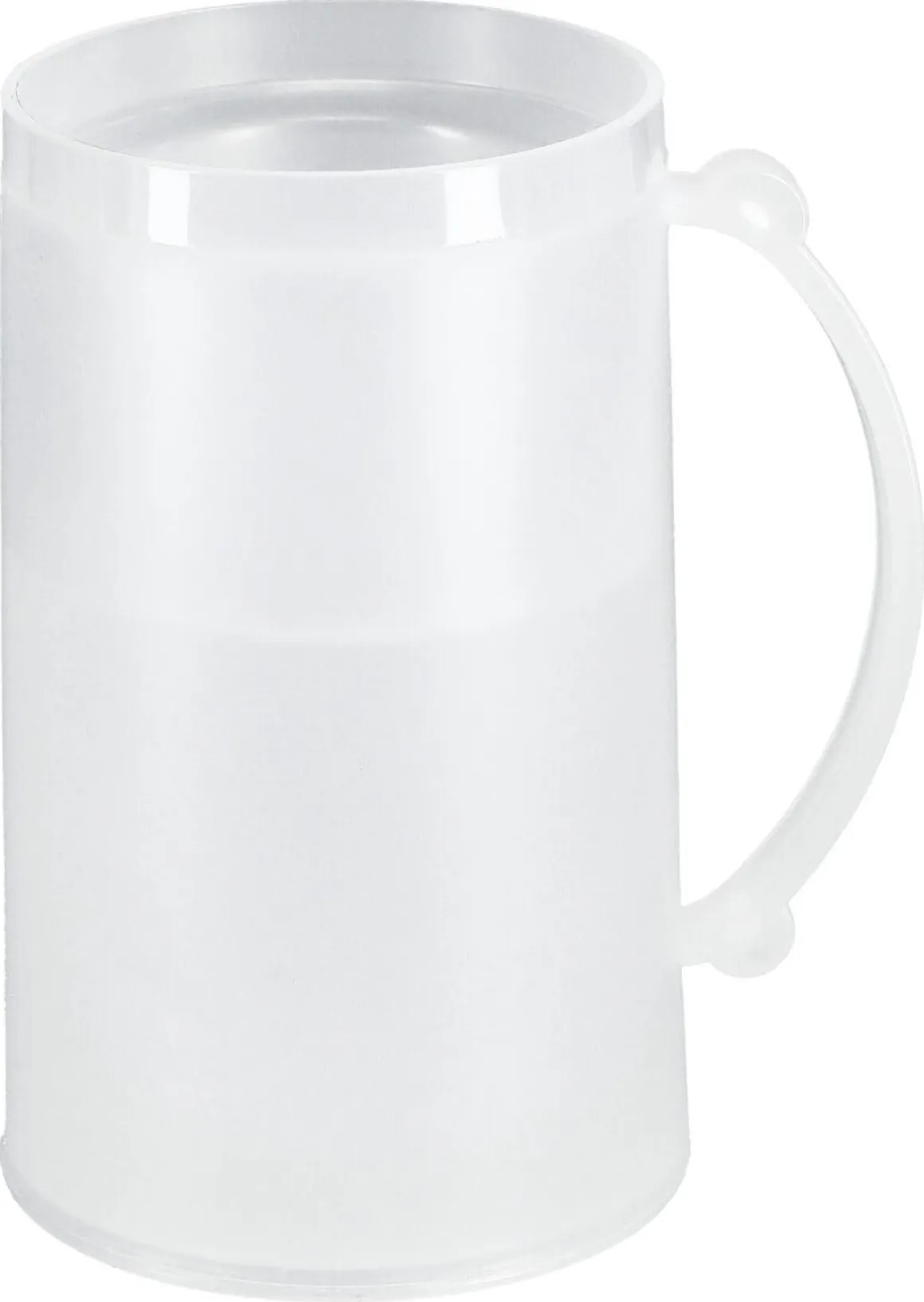 Frysbart ølglass i plast, 420 ml