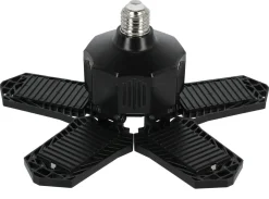Garasje- og bodlampe med 5 justerbare blad, 22 W