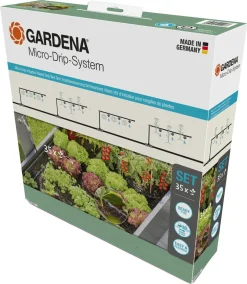 Gardena Micro-Drip vanningssystem for pallekarmer, 35 planter