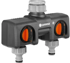 Gardena Twin-Tap vannfordeler med 2 uttak