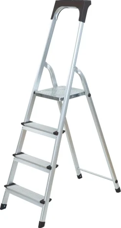 Gardintrapp i aluminium, 4 trinn