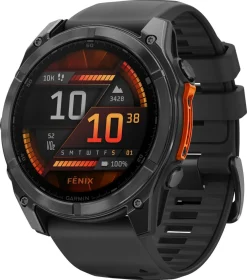 Garmin fēnix 8 treningsklokke med GPS grå, svart