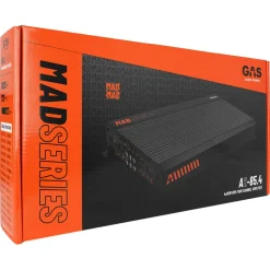 GAS Audio Power MAD A2-85.4 4-kanals forsterker, 4x85W RMS