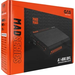 GAS Audio Power MAD A2-600.1DFL monoforsterker, 600W RMS