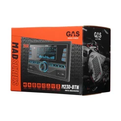 GAS Audio Power MAD M230BTN bilstereo 2-DIN, BT, USB, AUX, DSP