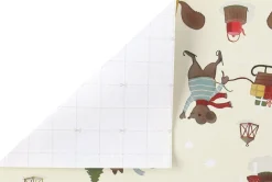 Gavepapir med julemotiv 70 cm x 4 m