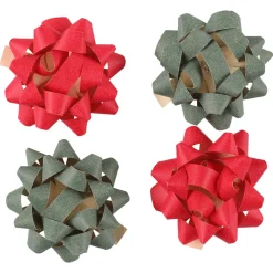 Gavesløyfe i papir 6,5 cm 4-pakning
