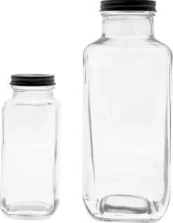 Glassflaske med skrukork