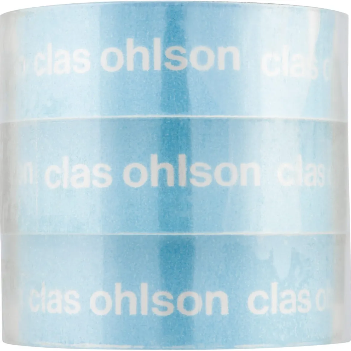 Glassklar kontorteip, 3-pakning