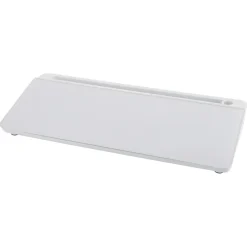 Glasswhiteboard med skrivebordsorganisator, 40 cm