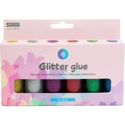 Glitterlim, 6 stk/pk, fra 3 år