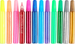 Glitterlim, 12-pack, fra 3 år
