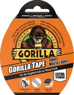 Gorilla vevteip 11 meter, svart