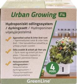 Greenline Urban Growing P4 sett for hydroponisk dyrking