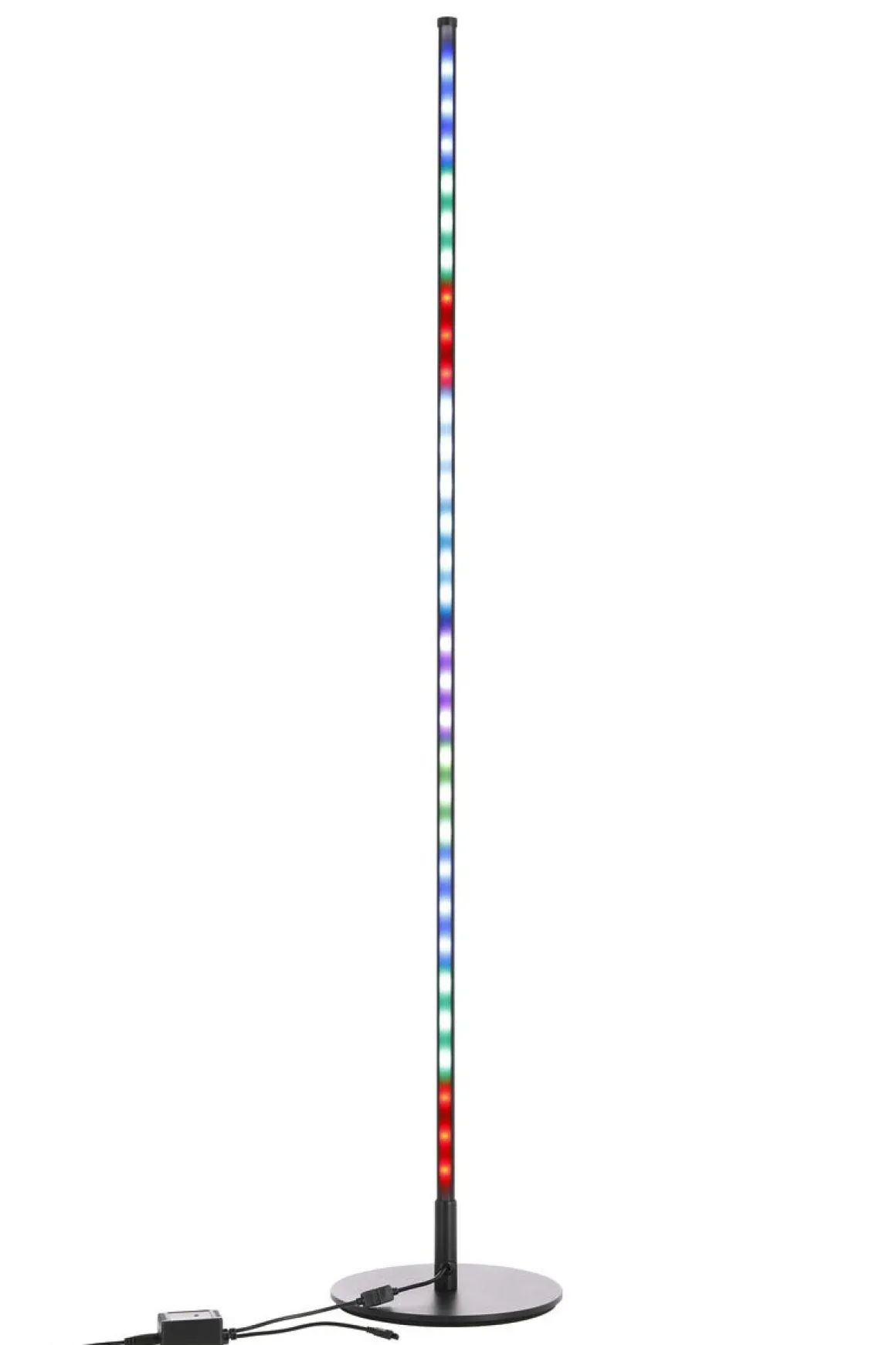 Gulvlampe RGB med effektfullt lys og fjernkontroll Cotech