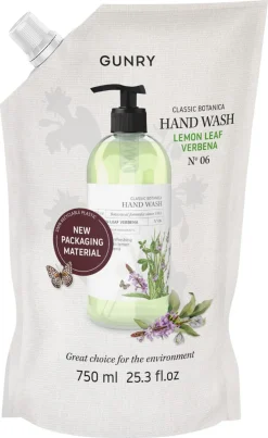 Gunry Classic Botanica håndsåpe refill, 750 ml