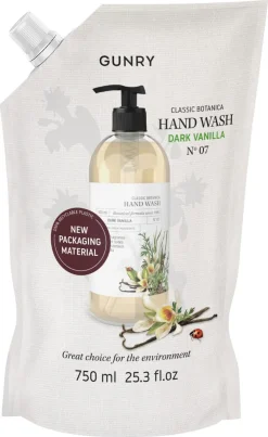 Gunry Classic Botanica håndsåpe refill, 750 ml