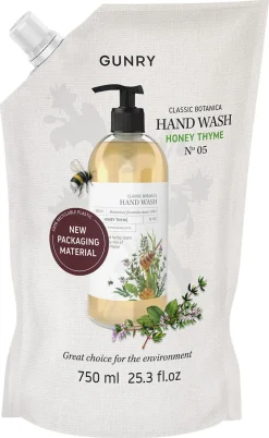 Gunry Classic Botanica håndsåpe refill, 750 ml