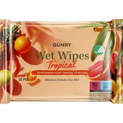 Gunry Wet Wipes våtservietter, 10-pakning