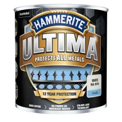 Hammerite Ultima blank metallmaling, 250 ml