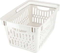 Handlekurv i plast, med håndtak, 48 x 33 x 25 cm