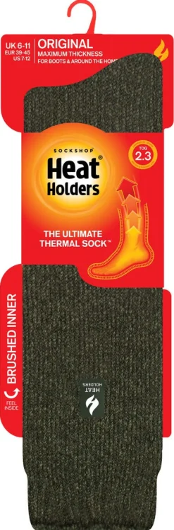 Heat Holders Long Socks varmesokker, svart