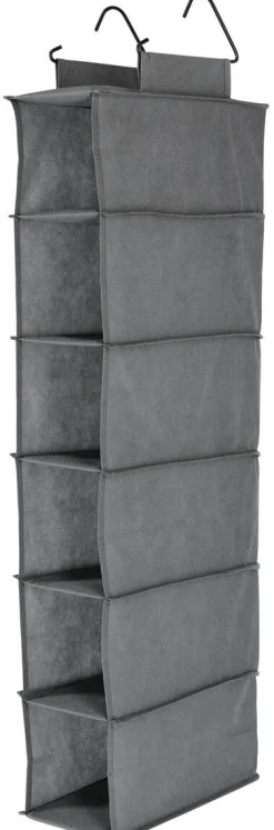 Hengende oppbevaring 6 rom, 15 x 30 x 86 cm