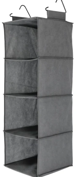 Hengende oppbevaring med 4 rom, 30,5 x 30,5 x 86 cm