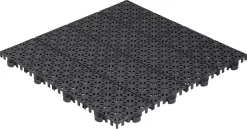 Hestraplattan Floorcy Antrasitt Recycled gulvplate, 11-pakning
