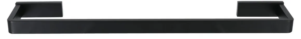Håndklestang til vegg 50 cm, svart