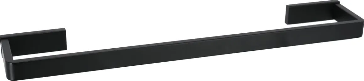 Håndklestang til vegg 50 cm, svart