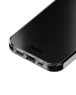 Holdit Mirror MagSafe mobildeksel iPhone 17e/16e/15/14/13, svart
