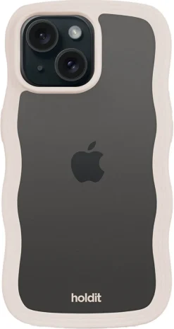 Holdit Wavy Case iPhone 17e, 16e, 15, 14, 13 mobildeksel