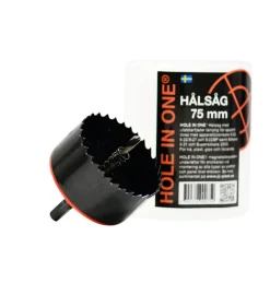 Hole-In-One hullsag 75 mm med utstøterfjær