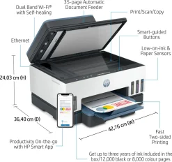 HP Smart Tank 7306 trådløs blekkskriver alt-i-ett