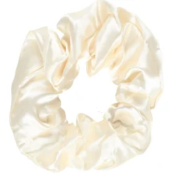 Hårstrikker scrunchies sateng, 4-pakning